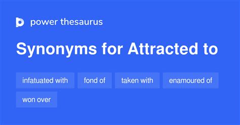 Synonyms for I am drawn to .